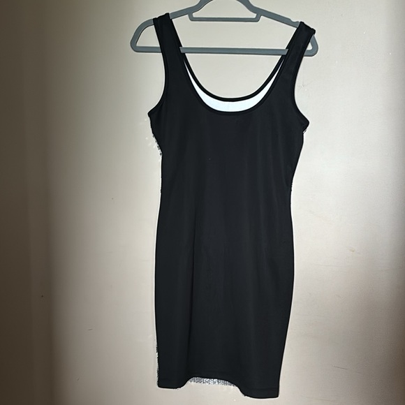 Wet Seal Women Silver Sequined Sparkly Dress - Large - Picture 2 of 7